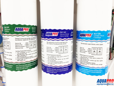 Комплект предфильтров Aquapro для систем Bluefilters Newline RO (тонкая резьба, 4 витка)