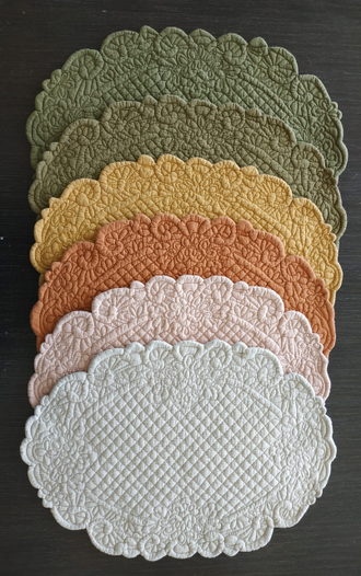 Салфетка для сервировки стола зеленая