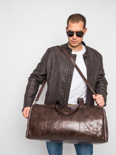 Кожаный портплед / дорожная сумка Torino Premium 
brown (арт. 4037-52)