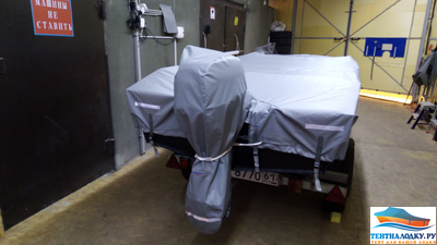 Транспортировочный чехол - Ямаха 9.9-15 л.с. -2 такта (укрывает с румпелем  и ручкой скоростей)