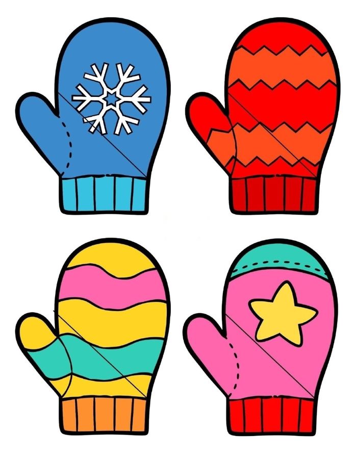 Рукавички найди пару. Игра найди пару варежки. Пар варежек. Рукавички с разными узорами. Найди одинаковые рукавички.