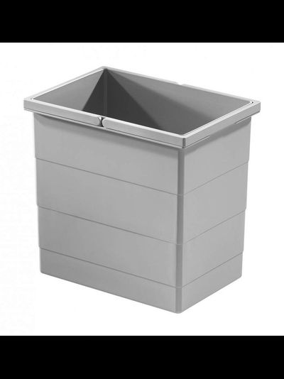 Мусорное ведро 18л Hailo, светло-серый (1093479)