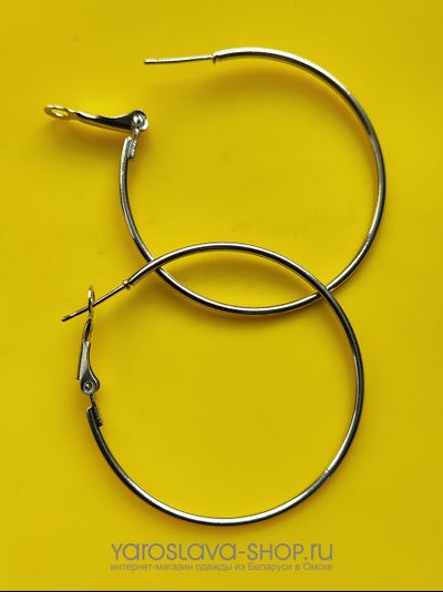 Модель: АЛ-268. Серьги-кольца.