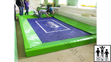 Скошенные маты для батутных центров