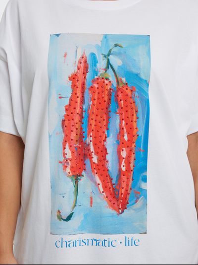 Женская футболка с принтом