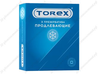 Презервативы Torex №3 Продлевающие с бензокаином