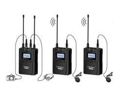 Двухканальная петличная радиосистема Comica CVM-WM200A (TX+TX+RX)