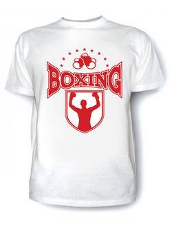 Футболка с символикой бокса