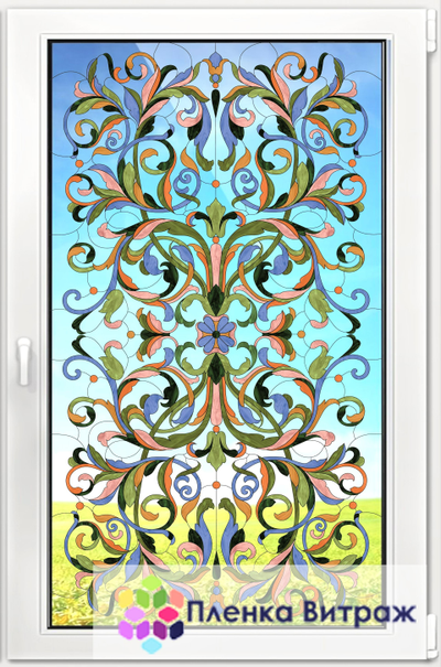 ВИТРАЖНАЯ ПЛЕНКА FL-35