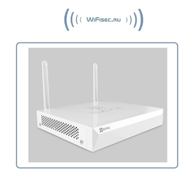 EZVIZ VAULT LIVE 8CH 8-ми канальный Wi-Fi регистратор с функцией Wi-Fi роутера (2,4Ггц) с отсеком для ЖД 3,5 (до 6 Тб)