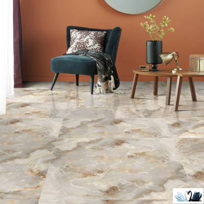 Керамогранит Staro Palacio Nestle Beige 60х120 см глянцевый цвет желтый оникс