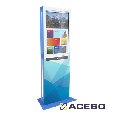 Интерактивная сенсорная стойка 55 доступная среда, адаптирована для инвалидов, информационный термин