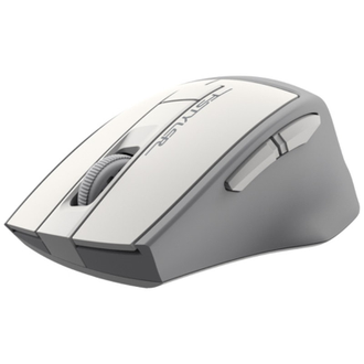 Беспроводная мышь компьютерная A4 Fstyler FG30, 2000dpi, серый/белый