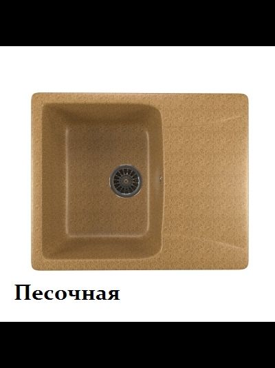 Мойки из искусственного мрамора MIXLINE ML-GM26 с крылом 470*580*190мм