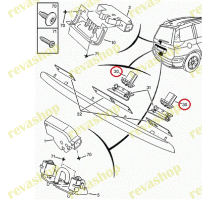 Peugeot, Citroen, багажник, кнопка, открывание, автомобиль, запчасть, аксессуар, оригинальные запчас