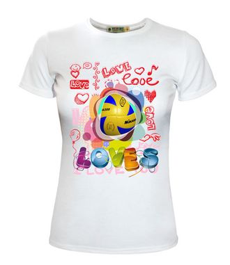 Футболка женская Love Love Volley