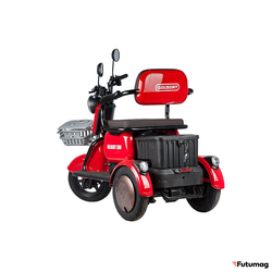 Электротрицикл Rutrike Gelbert Sun 48V/60V 650Вт красный