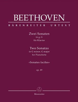 Beethoven. Sonaten №19, 20 op.49 für Klavier