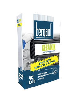 БЕРГАУФ КЕРАМИК (Bergauf Keramik)  Клей для керамической плитки, 25кг.(56)