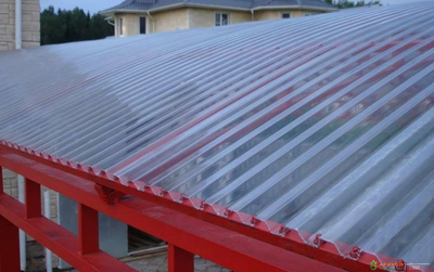 Профилированный поликарбонат прозрачный 0,8мм