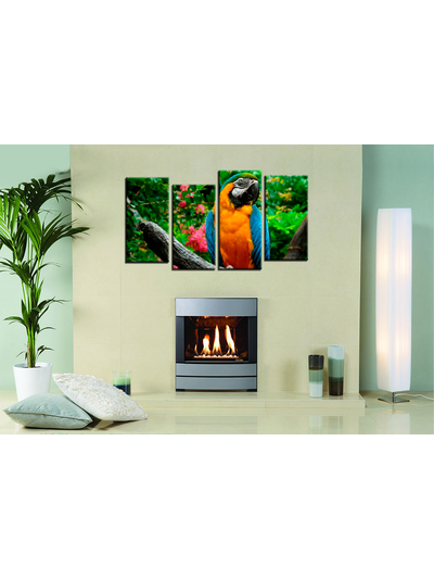 Модульная картина &quot;Попугай&quot;