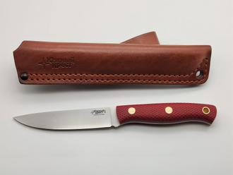 Нож Slender S сталь N690 красная микарта