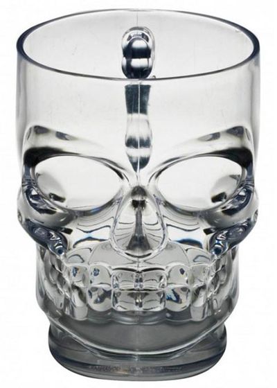 Бокал череп для пива