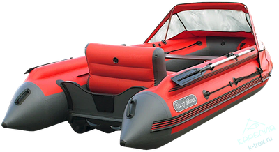 Лодка ПВХ Angler Reef Тритон 420FiНД с интегрированным фальшбортом