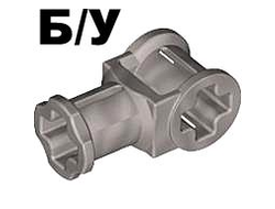 ! Б/У - Technic, Axle Connector with Axle Hole, Pearl Light Gray (32039 / 4177427 / 4255607) - Б/У
