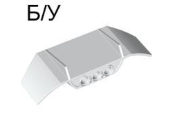 ! Б/У - Technic, Panel Car Spoiler 3 x 8 with Three Holes, White (61073 / 4527518) - Б/У