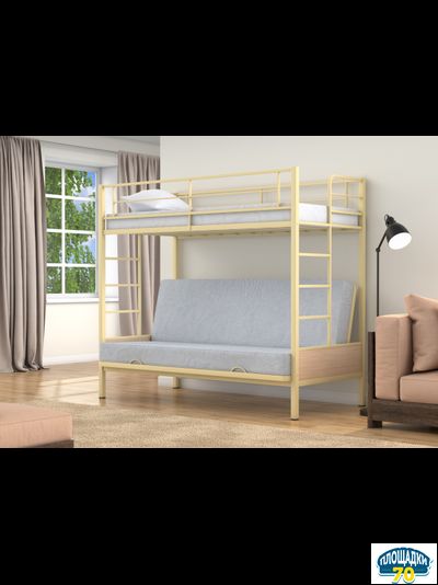 Двухъярусная кровать-диван Дакар 1 Слоновая кость