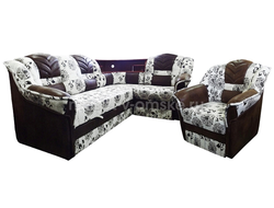 МГ015 Комплект мягкой мебели "Сабрина-2". Размер: 2500х950х1760. Спальная зона: 1200х1960.