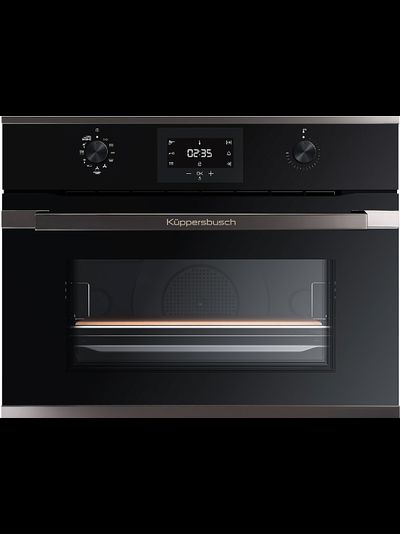 Компактный духовой шкаф Kuppersbusch CBP 6332.0 S2 Black Chrome