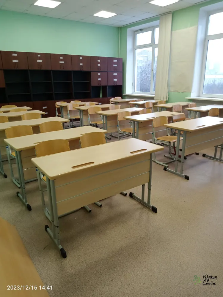 Стол ученический двухместный ДУ-25