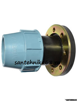 Муфта фланцевая для пэ ПНД труб Spektr 63*2" Unidelta DN 110 x 4"