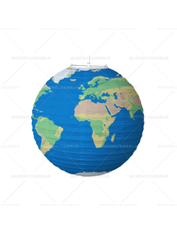 Бумажный фонарик планета Земля