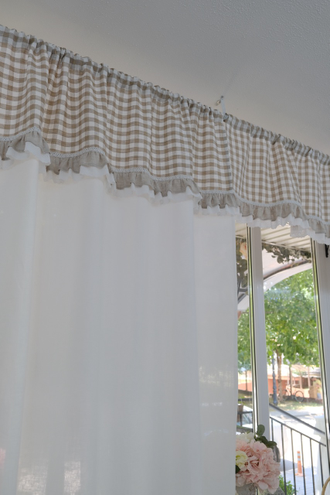 Шторы в клетку