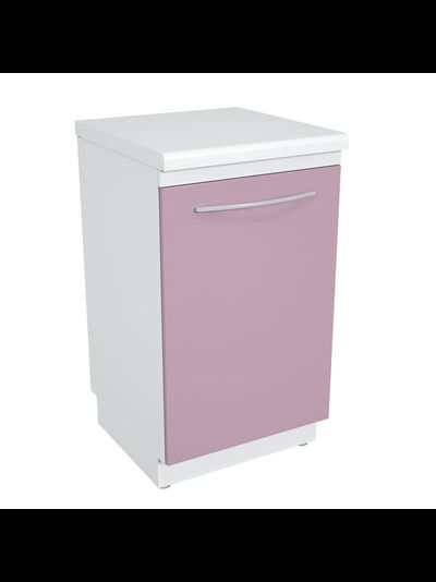 Тумба металлическая с полкой на подиуме ТМД-1.0 Люкс