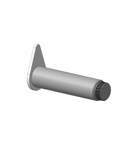 Ось 97.12.000А Lтела - 29см., D-70мм (стрела-рукоять)