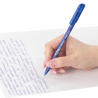 Ручка шариковая масляная PENSAN Officepen 1010, СИНЯЯ, корпус оранжевый, 1 мм, линия 0,8 мм, 1010/60, 60 штук в упаковке