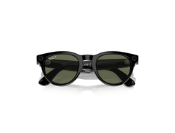 Умные очки Ray-Ban Headliner (Gen1), поляризованные линзы G-15 Green Polar, оправа Shiny Black (150-50)