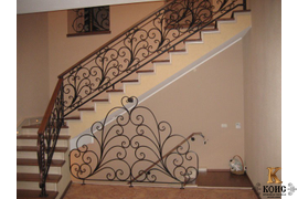 Кованые перила и лестничные ограждения