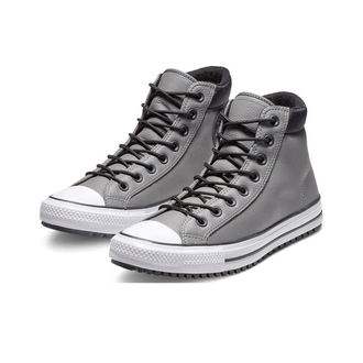 Кеды Converse All Star Pc Leather серые высокие кожаные