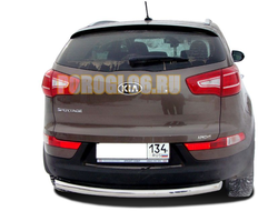Защита заднего бампера  d60 для Kia Sportage (2010-2015)