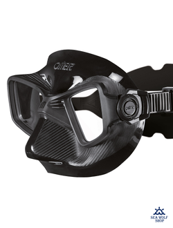 Маска для дайвинга OMER Zero 3 Matt, черный силикон