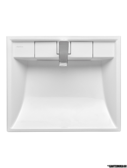 Раковина прямоугольная Акватон Рейн 60х50 над стиральной машиной 1A72103KRW010