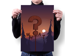 Плакат Знак Вопроса №12
