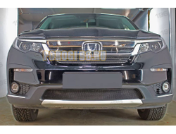 Защита радиатора для Honda Pilot 2018- black низ