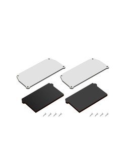 Комплект торцевых заглушек для профиля Denkirs DK5852-BK