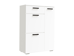 ЛДСП Прихожая НИКА ТВ800 Тумба высокая Белый гладкий